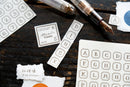 OURS Letters (Framed) Letterpress Notepad