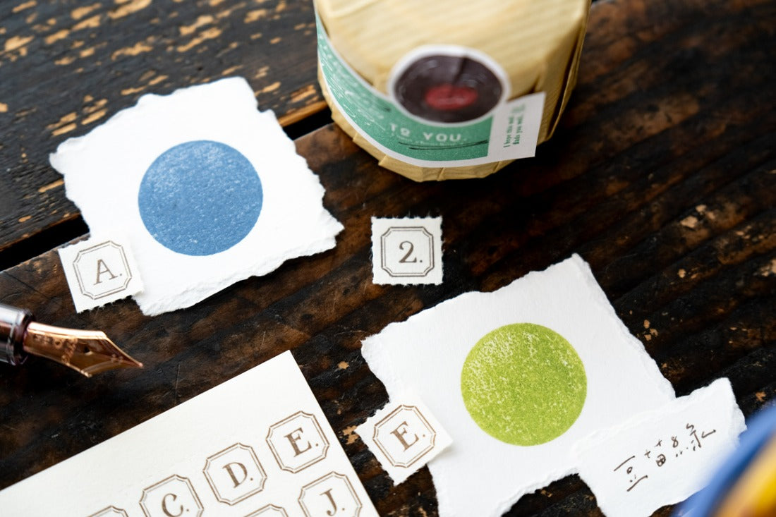 OURS Letters (Framed) Letterpress Notepad