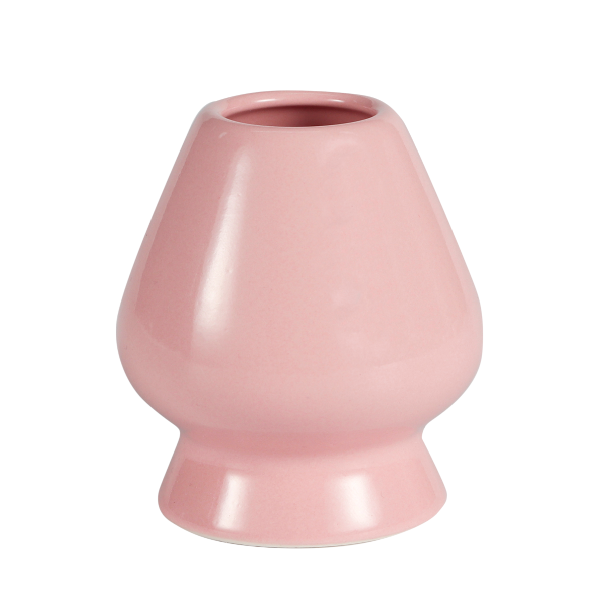 Pink porcelain matcha whisk stand
