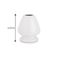 Matcha Whisk Stand - Porcelain, White, additional view