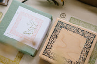 OURS Muguet Frame Rubber Stamp