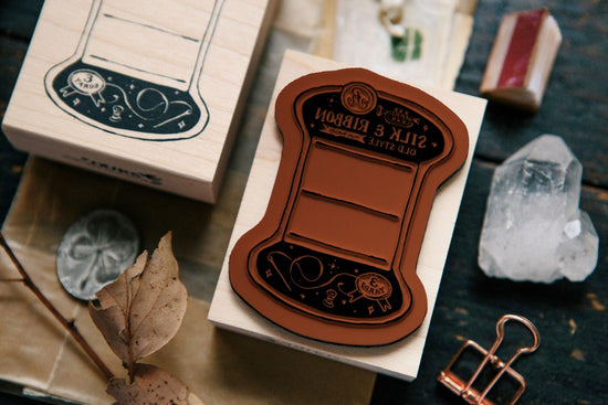 OURS Thread Card Rubber Stamp