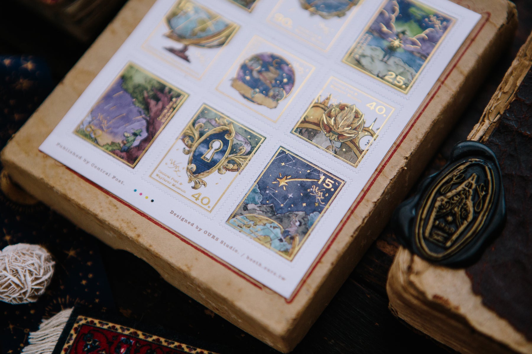 OURS Wayfarer Stamp Sticker Sheet Pack