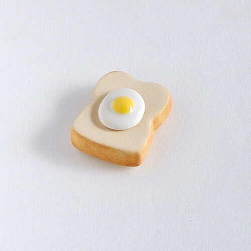 Ceramic Egg Toast Chopstick Rest