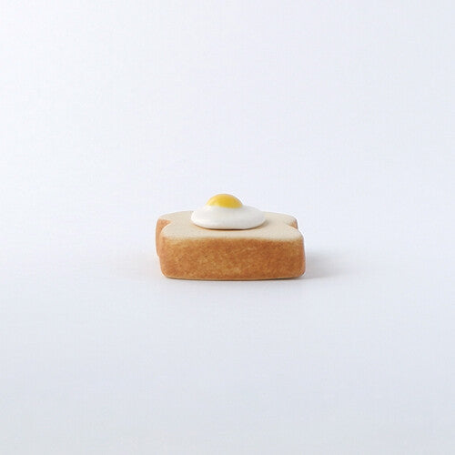 Ceramic Egg Toast Chopstick Rest