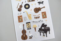 Suatelier design - Jazz cafe (1189) Sticker Sheet