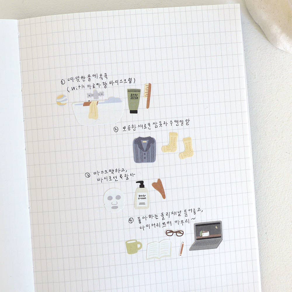 Suatelier design - Good night sticker sheet