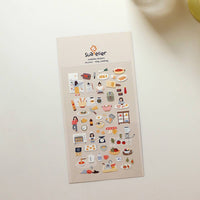 Suatelier design - Vlog Cooking Sticker Sheet