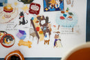 OURS Tea Room Sleeping Cat PET tape, photo 4