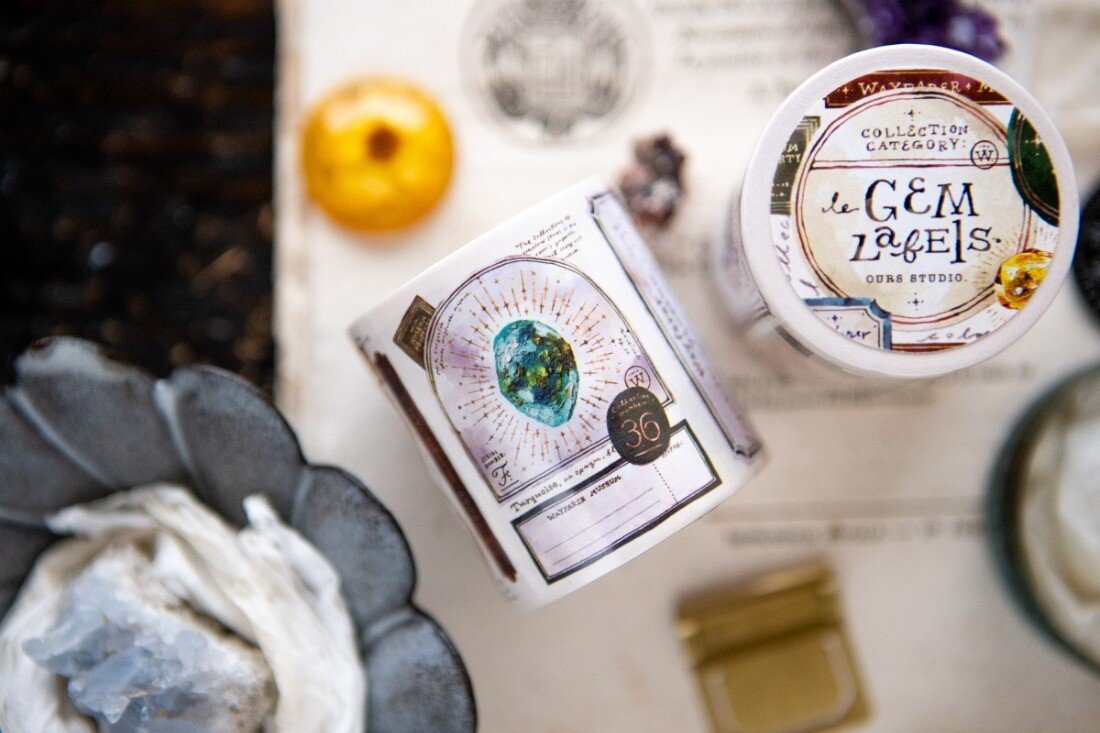 OURS Gem Labels sticker memo roll, photo 4