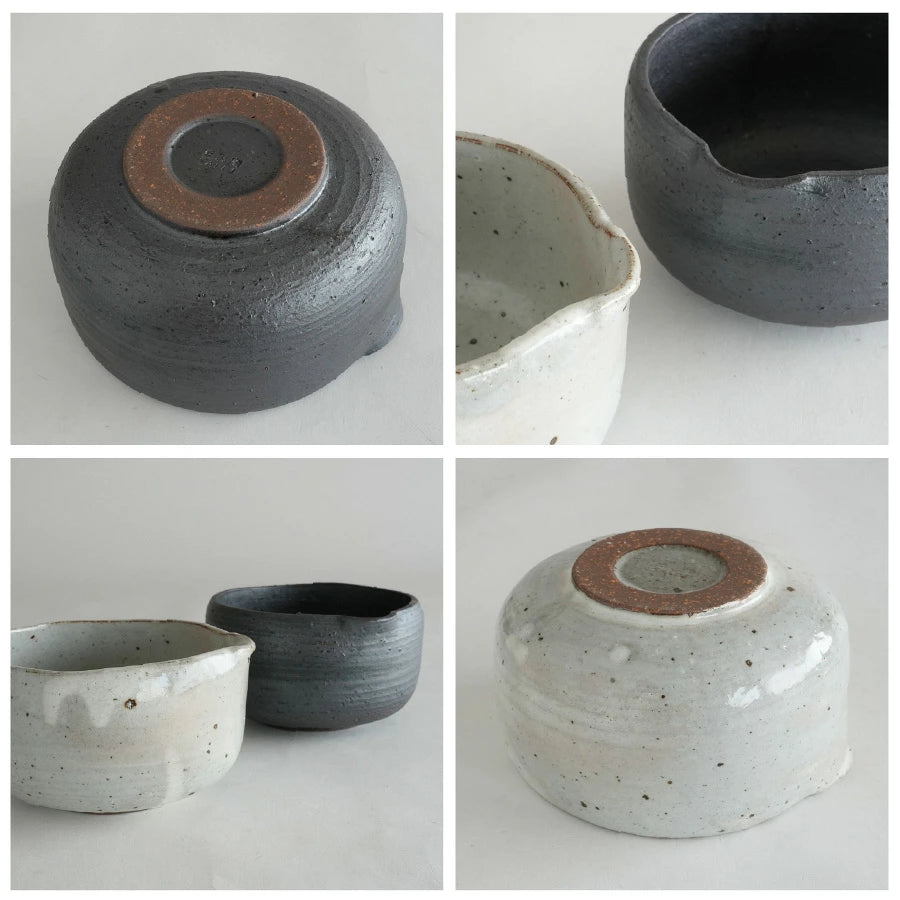 SALIU - Hyozan Kiln Katakuchi Matcha Bowl