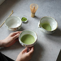 SALIU - Minami-gama Haoto Katakuchi Matcha Bowl