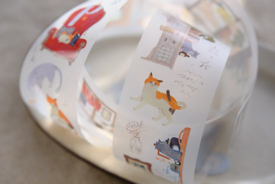 OURS Life With Cats PET Tape