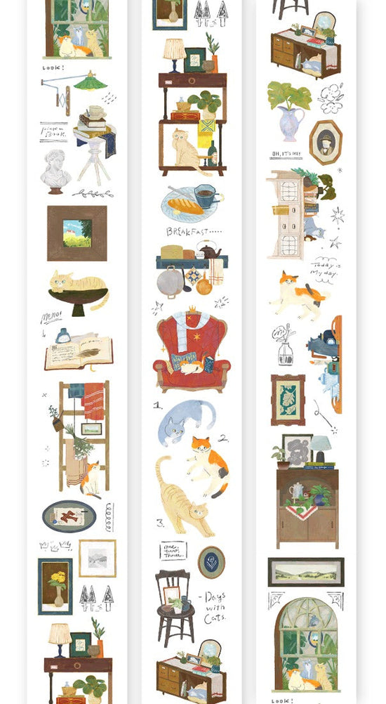 OURS Life With Cats PET Tape