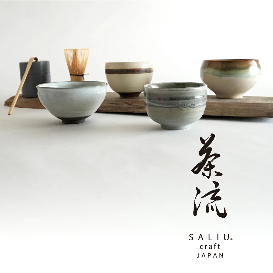 SALIU - Hyozan Kiln Katakuchi Matcha Bowl