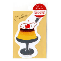 Furukawa Paper - Water Resistant Sticker Sweets Animal Workshop - Pudding