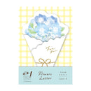 Furukawa Paper - Bouquet Die-cut Letter Set - Refreshing Nemophila