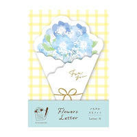 Furukawa Paper - Bouquet Die-cut Letter Set - Refreshing Nemophila