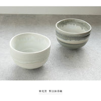 SALIU - Shinko Klin Nodate Matcha Bowl "Icicle"