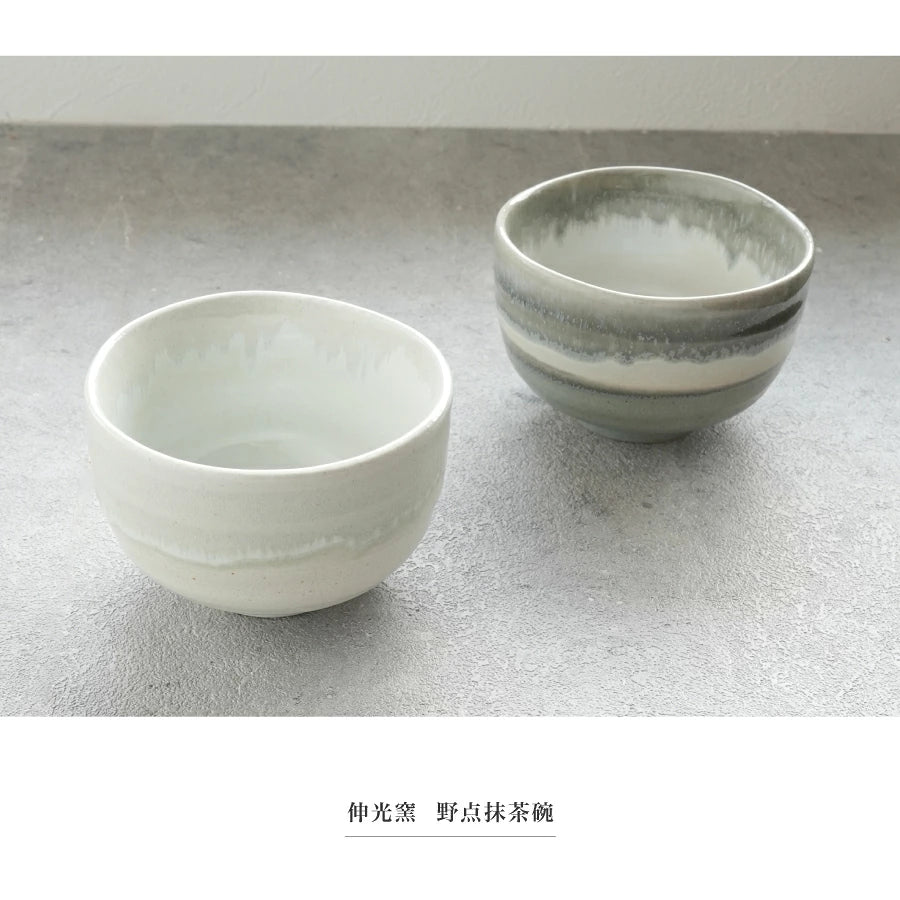 SALIU - Shinko Klin Nodate Matcha Bowl "Icicle"