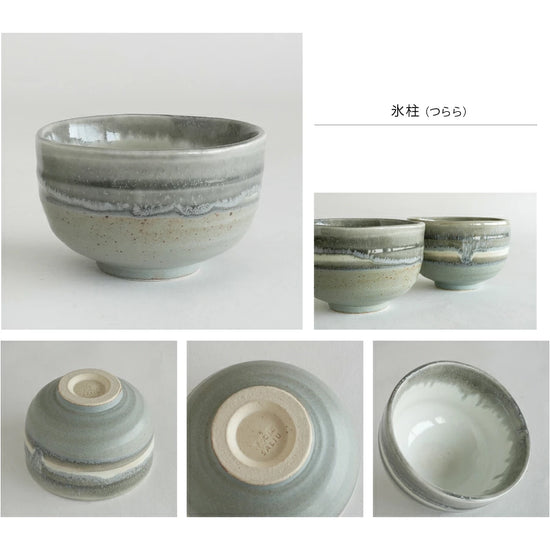 SALIU - Shinko Klin Nodate Matcha Bowl "Icicle"