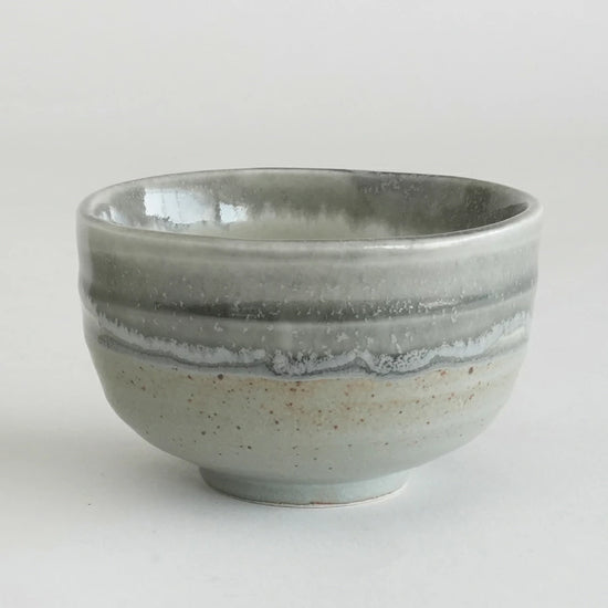 SALIU - Shinko Klin Nodate Matcha Bowl "Icicle"