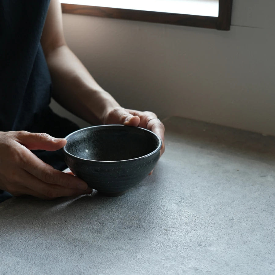 SALIU Tanzangama Kohiki Matcha Bowl (White)